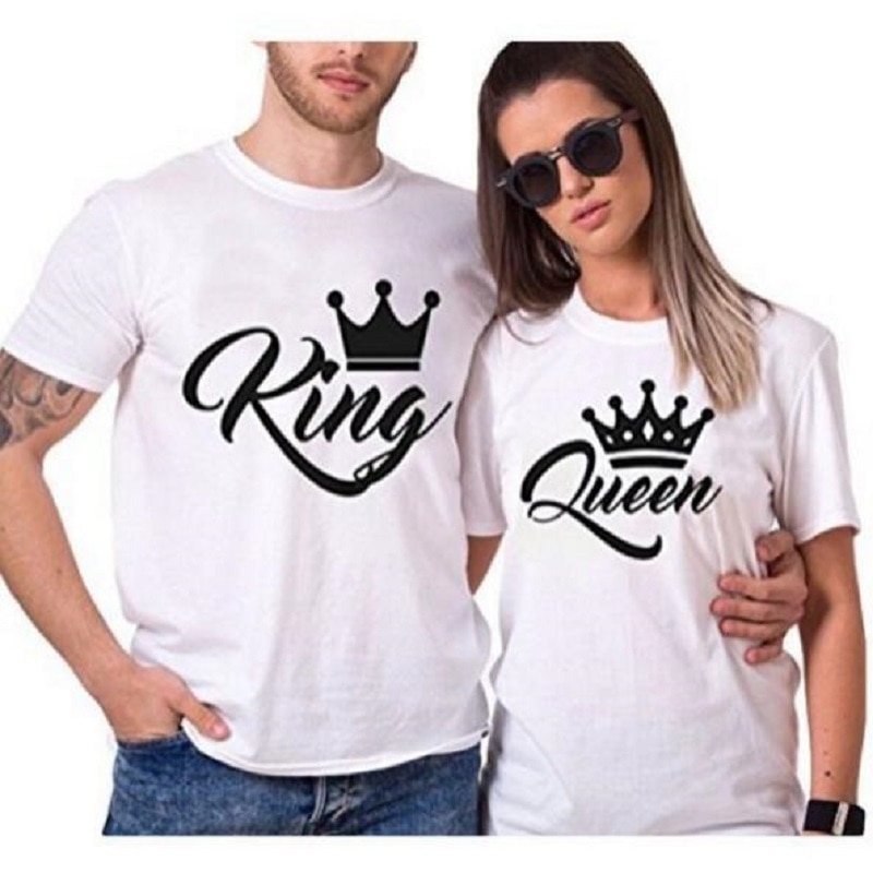 Schrijfmachine fluctueren Algemeen King Queen T-Shirt in USA - Rushbazaar.com