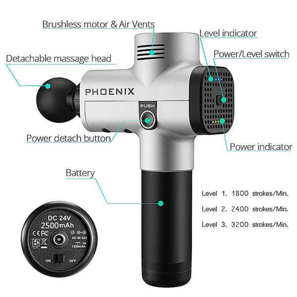 Massage Gun Phoenix A2 best features