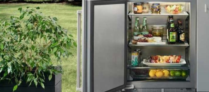 Outdoor refrigerator cabinet